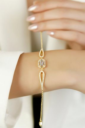 دستبند نقره رنگی زنانه 925 عیار SARIASLAN - کد 882301168