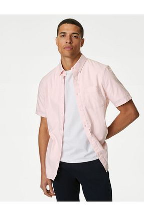 پیراهن صورتی مردانه رگولار Marks & Spencer - کد 832531416