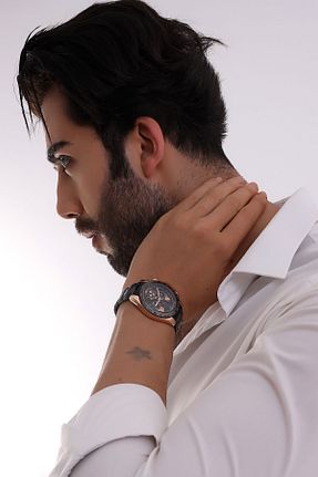 ساعت مچی مشکی مردانه 40 میلی متر Güncel Vitrin - کد 770087292