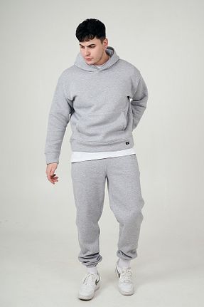ست بالاتنه و پائین تنه طوسی زنانه %100 پنبه MBEY1989 - کد 882395838