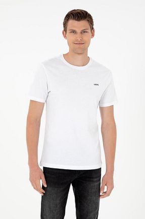 تیشرت سفید مردانه رگولار U.S. Polo Assn. - کد 882396587