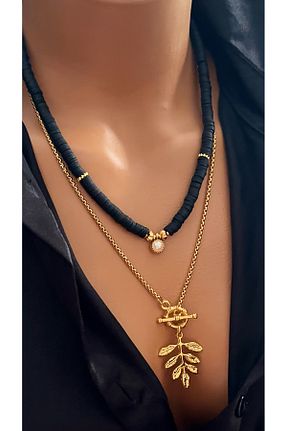 ست جواهر طلائی زنانه روکش طلا Nevaa Still - کد 882403079