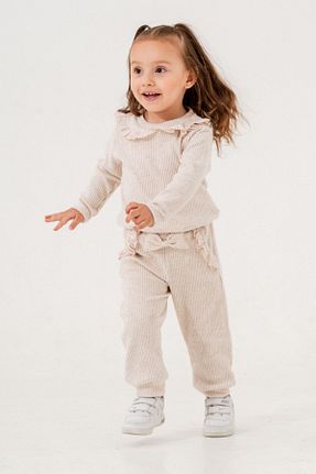 ست کرمکن اسپرت بژ بچه گانه پنبه ای HAUSEkids - کد 854062377