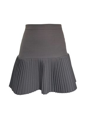 دامن طوسی زنانه پارچه Butik - کد 882486466