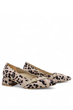 کفش پاشنه بلند کلاسیک بژ زنانه ساتن Melissa Boutique - کد 882500652
