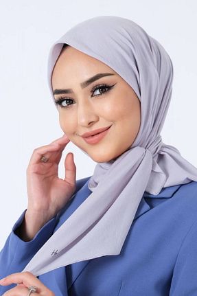 شال طوسی زنانه پلی استر haremscarfs - کد 882509575