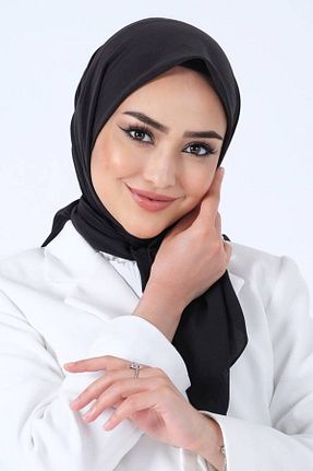 شال مشکی زنانه پلی استر haremscarfs - کد 882509626