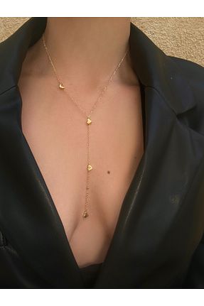 گردنبند جواهر طلائی زنانه pop up store - کد 882541574