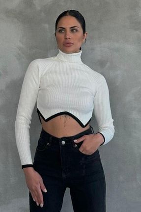 بلوز سفید زنانه ساده barış sülün lovebox - کد 882545114