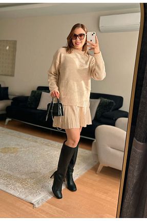 ست بالاتنه و پائین تنه زنانه تریکو Fidan - کد 872980914