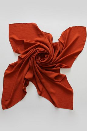 روسری نارنجی ساده Valino - کد 882611049
