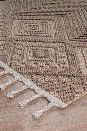 فرش بژ آنتی باکتریال SANRUGS Home & Living - کد 867760817
