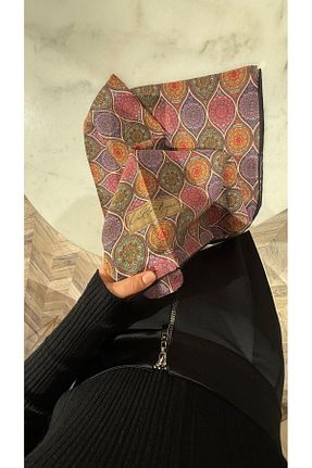 شال بژ زنانه پنبه پلی استر LaBoutigue - کد 882641061