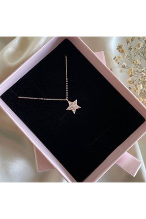 گردنبند نقره سفید زنانه 925 عیار Lovera Jewellery - کد 882657376