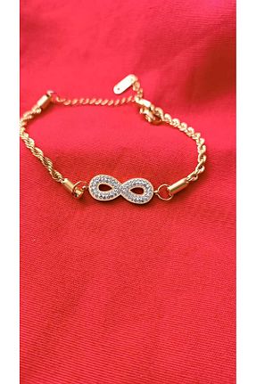 دستبند استیل (فولاد) زرد زنانه استیل ضد زنگ shop - کد 882712375