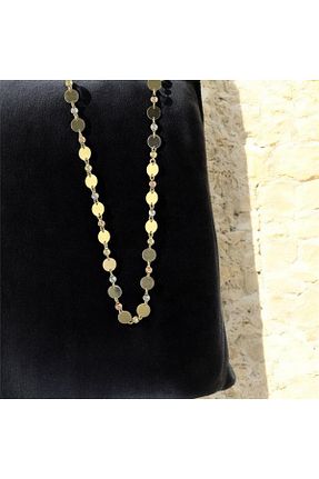 گردنبند طلا بژ زنانه 14 عیار Altınkaynak - کد 882732713