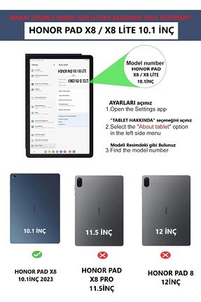 کیف تبلت آبی Honor Uyumlu UnDePlus - کد 830545150