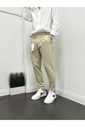 شلوار سبز مردانه پنبه ای MODA - کد 882171492
