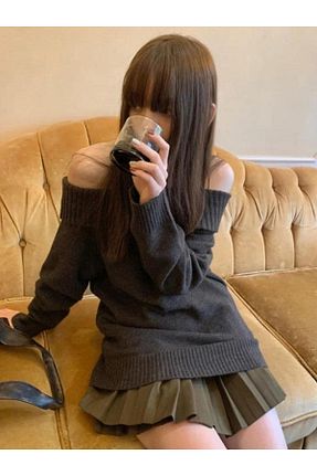 پلیور طوسی زنانه ساده Köstebek - کد 882750241
