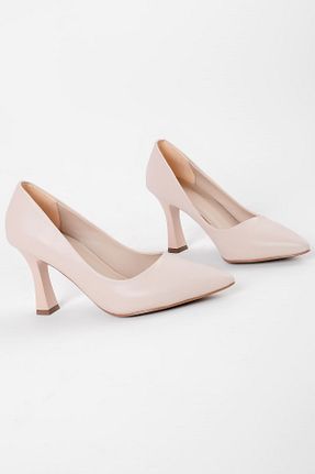 کفش پاشنه بلند کلاسیک بژ زنانه پاشنه نازک LAL SHOES & BAGS - کد 882757999