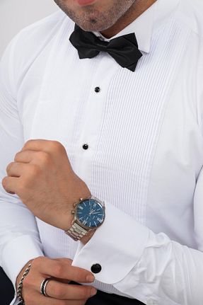 پیراهن سفید مردانه Relaxed Fitmens - کد 348351607