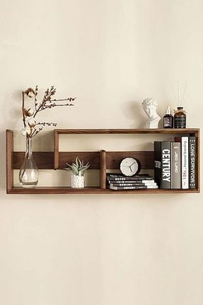 قفسه کتاب قهوه ای 24 cm Noname - کد 882752717
