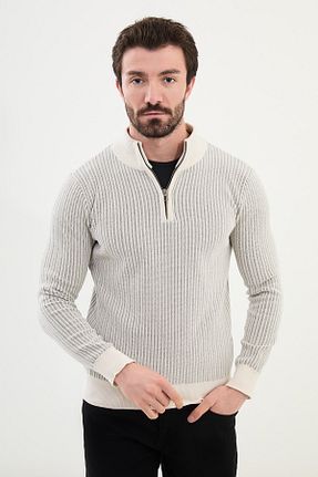 پلیور نباتی مردانه ساده Mcr - کد 882760089