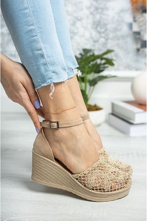 کفش پاشنه بلند پر قهوه ای زنانه پاشنه متوسط (5-9 سانتی متر) epaavm - کد 100276718