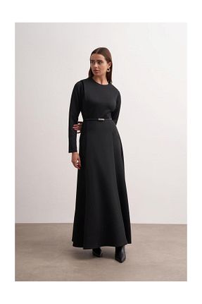 لباس مشکی زنانه بافتنی FUSHYA - کد 882801917