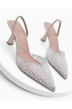 کفش پاشنه بلند کلاسیک بژ زنانه پاشنه ضخیم Park Moda - کد 882822429