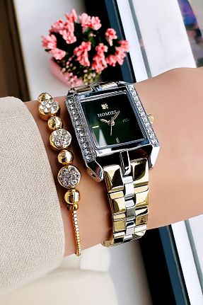 ساعت مچی طلائی زنانه 36 میلی متر Homies - کد 842523032