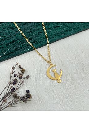 گردنبند جواهر طلائی زنانه روکش طلا JEICON ATELIER - کد 882827162