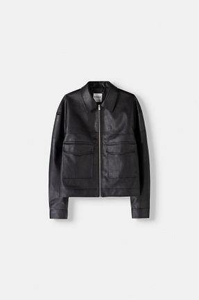 کت مشکی مردانه Relaxed Bershka - کد 882832774
