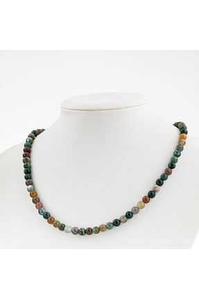 گردنبند جواهر رنگی زنانه سنگ OSMANLI DOĞAL TAŞ - کد 669894462
