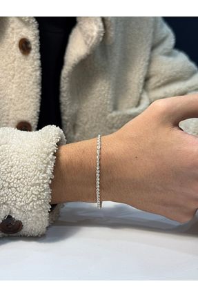 دستبند نقره سفید مردانه 925 عیار qarma jewellery - کد 882304832