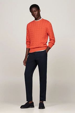 شلوار مشکی مردانه پنبه ای Tommy Hilfiger - کد 882858311