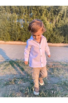 پیراهن سفید بچه گانه رگولار favorimkids - کد 343069161