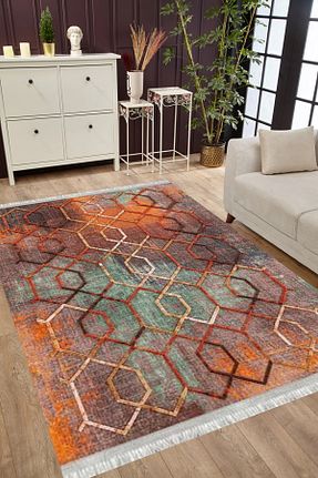 فرش نارنجی زیره ضد لغزش MUBO - کد 882873865