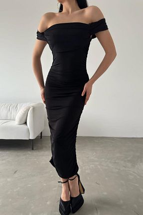 لباس مشکی زنانه پلی استر Deafox - کد 819059259