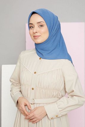 روسری آبی 100 x 100 Bonjela - کد 882887269