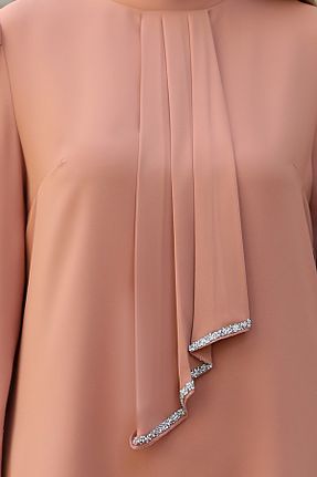 ست بالاتنه و پائین تنه حجاب بژ زنانه رگولار FUVAL MODA - کد 882893075