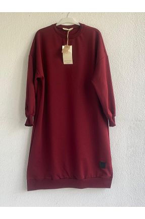 تونیک زرشکی زنانه بافتنی Soul - کد 882898376