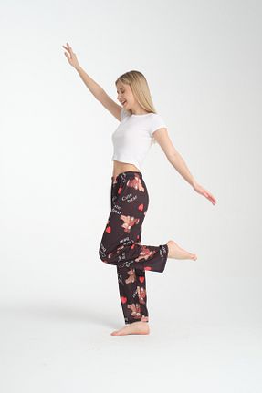 پائین تنه راحتی رنگی زنانه پنبه - پلی استر - الاستین RasaHomeWear - کد 882935162