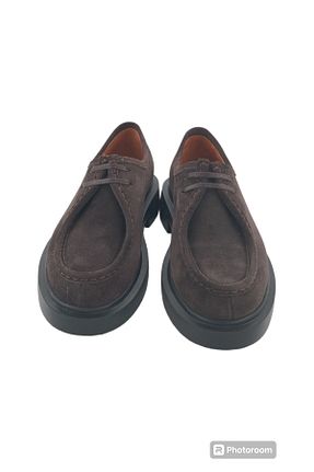 کفش کژوال قهوه ای زنانه چرم خالص Oneka Shoes - کد 873799507