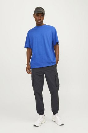شلوار مشکی مردانه پارچه Jack & Jones - کد 847047137