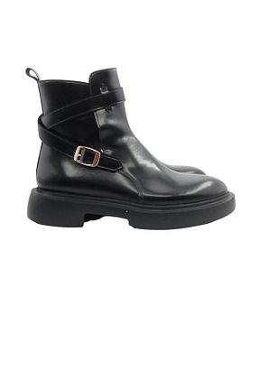 چکمه مشکی زنانه چرم لاکی Oneka Shoes - کد 868681232