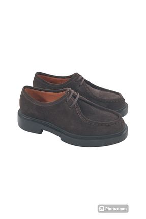 کفش کژوال قهوه ای زنانه چرم خالص Oneka Shoes - کد 873799507