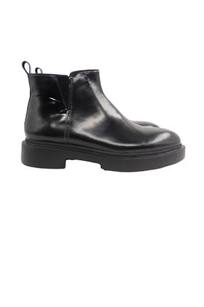 بوت / نیم بوت مشکی زنانه چرم خالص Oneka Shoes - کد 870886238