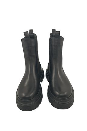 بوت / نیم بوت مشکی زنانه چرم خالص Oneka Shoes - کد 873281849