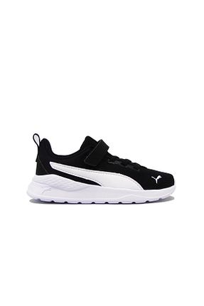 کفش پیاده روی مشکی بچه گانه چرم مصنوعی Puma - کد 35576323